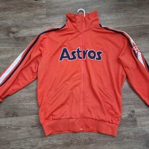 Astros Orange Bomber Jacket